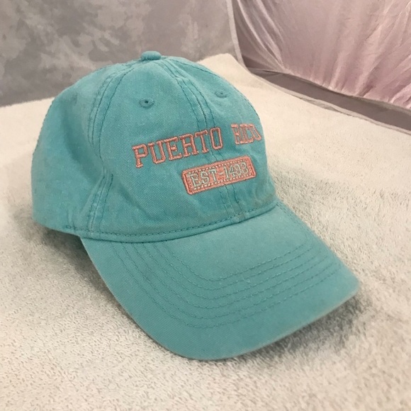 ESY for Puerto Rico Women on Lime Green Adjustable Travel & Beach Baseball Cap - Picture 10 of 15